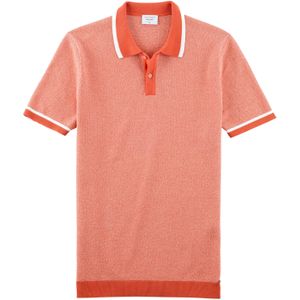 OLYMP Level Five body fit polo katoenmengsel, rood (gebreid)