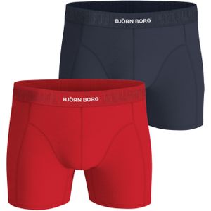 Bjorn Borg - Lyocell Boxershorts - Navy Blauw en Rood - 2-pack