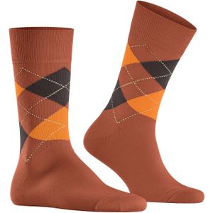 Burlington King herensokken, bruin (saddle brown)