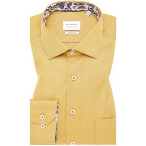 ETERNA modern fit overhemd, twill, geel (contrast)