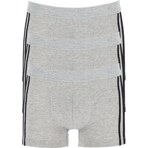 SCHIESSER 95/5 Stretch shorts (3-pack), zwart, blauw en grijs -  Maat: 4XL