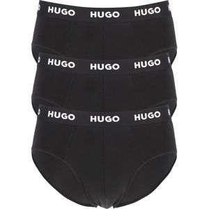 HUGO hipster briefs (3-pack), heren slips, zwart -  Maat: XXL