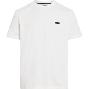 Calvin Klein Thermo Tech Pique T-shirt, heren T-shirt korte mouw O-hals, wit -  Maat: XL