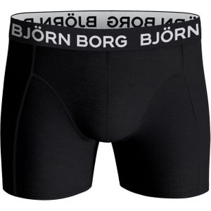 Bjorn Borg Cotton Stretch boxers, heren boxers normale lengte (1-pack), zwart