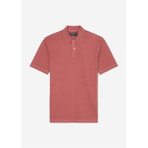 Marc O'Polo - Regular Fit - Poloshirt - Oudroze - Korte Mouw
