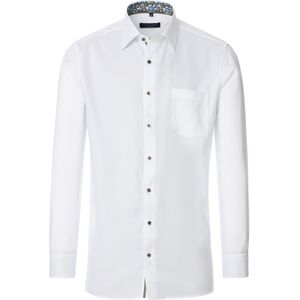 CASA MODA comfort fit overhemd, structuur, wit