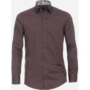 VENTI - Modern Fit - Overhemd - Blauw - Strijkvrij