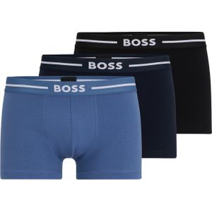 HUGO BOSS Bold trunks (3-pack), heren boxers kort, multicolor -  Maat: S