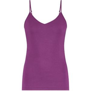 TEN CATE Secrets women spaghetti top v-neck (1-pack), dames singlet, paars