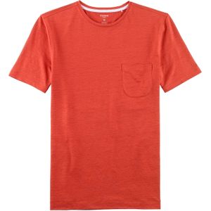 OLYMP Casual modern fit T-shirt, baksteenrood -  Maat: XL