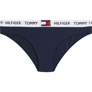 Tommy Hilfiger dames Tommy 85 bikini slip (1-pack), blauw -  Maat: S