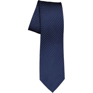 ETERNA stropdas, marine blauw gestreept -  Maat: One size