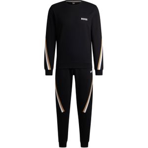 BOSS Long Set, heren lounge set, zwart