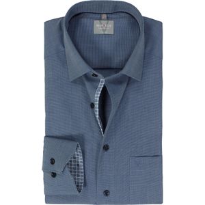MARVELIS comfort fit overhemd, popeline, nachtblauw