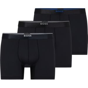 HUGO BOSS Evolution boxer briefs (3-pack), heren boxers normale lengte, zwart -  Maat: XL