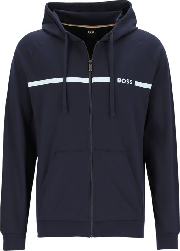 BOSS - Authentic Jacket - Heren Lounge Vest - Donkerblauw