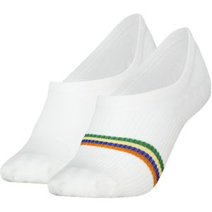 Th Women Footie 2P Rib Multicolor  Stripe