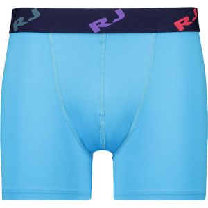 RJ Bodywear Pure Color boxer (1-pack), heren boxer lang, turquoise -  Maat: L