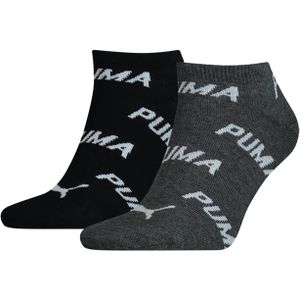 Puma Unisex Bwt Quarter (2-pack), unisex hoge enkelsokken, zwart, wit -  Maat: 43-46