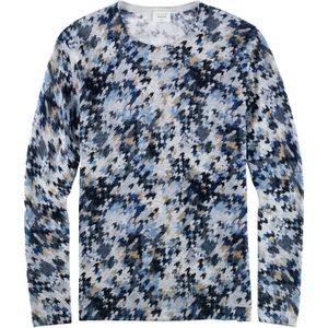 OLYMP Level Five body fit pullover katoen, marineblauw -  Maat: XXL