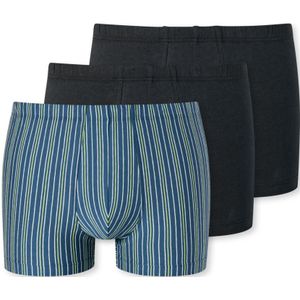 SCHIESSER 95/5 boxer (3-pack), heren short biologisch katoen gestreept multicolor -  Maat: XL