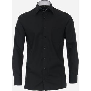 CASA MODA comfort fit overhemd, mouwlengte 72 cm, popeline, zwart 54