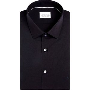Calvin Klein  slim fit overhemd, popeline, zwart 40