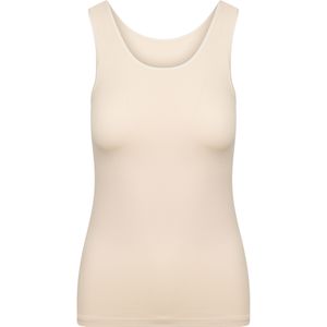 RJ Bodywear Pure Color dames top (1-pack), hemdje met brede banden, huidskleur -  Maat: 3XL
