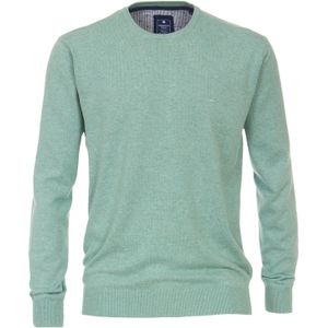 Redmond heren trui katoen, O-hals, groen (middeldik)