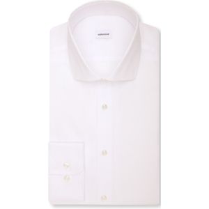 Seidensticker - Businessoverhemd - Wit - Slim Fit - Lange Mouwen - Kentkraag