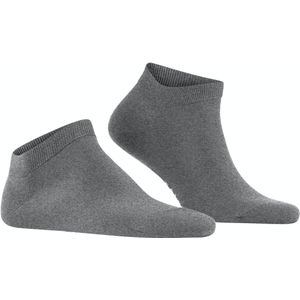 FALKE ClimaWool heren sneakersokken, grijs (light greymel.) -  Maat: 45-46