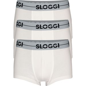 Sloggi Men GO Hipster, heren boxers (3-pack), wit -  Maat: L
