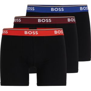 HUGO BOSS Power boxer briefs (3-pack), heren boxers normale lengte, multicolor (set met verschillende kleuren) -  Maat: XL