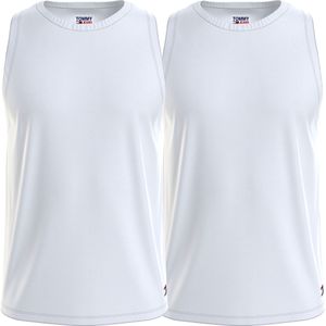 Tommy Hilfiger tanktop (2-pack), heren singlet, wit -  Maat: L