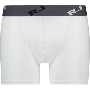 RJ Bodywear Pure Color boxer (1-pack), heren boxer lang, wit