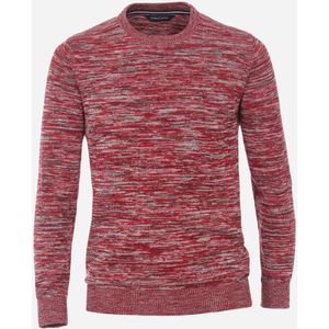 CASA MODA comfort fit trui, rood melange -  Maat: XXL