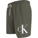 Calvin Klein - Medium Drawstring - Zwembroek - Olijfgroen