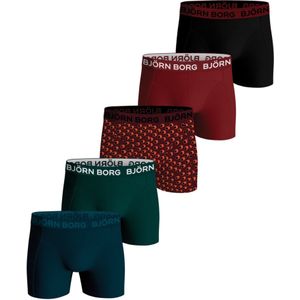 Bjorn Borg Cotton Stretch boxers, heren boxers normale lengte (5-pack), multicolor -  Maat: XL