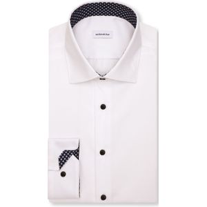 Seidensticker x-slim fit overhemd, popeline, wit