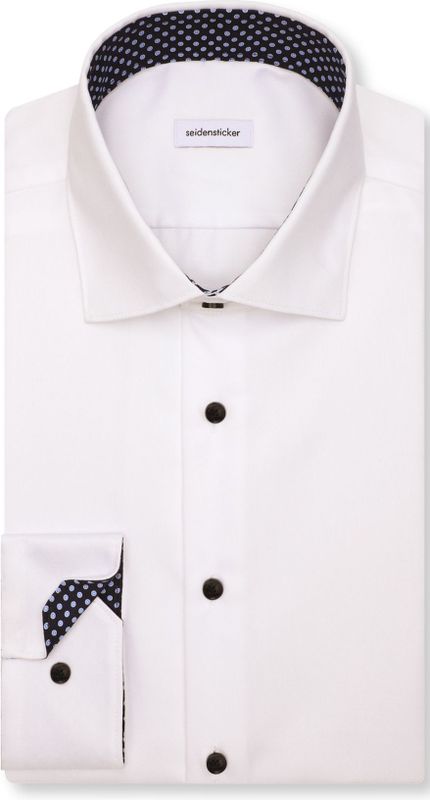Seidensticker x-slim fit overhemd, popeline, wit