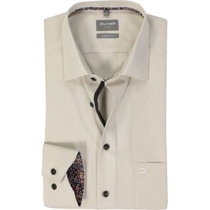 OLYMP comfort fit overhemd, popeline, heel lichtgrijs