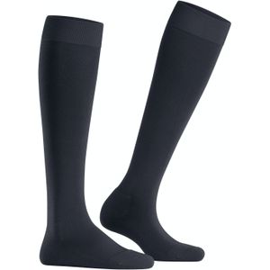 FALKE ClimaWool dames kniekousen, donkerblauw (dark navy)