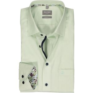 OLYMP comfort fit overhemd, structuur, groen