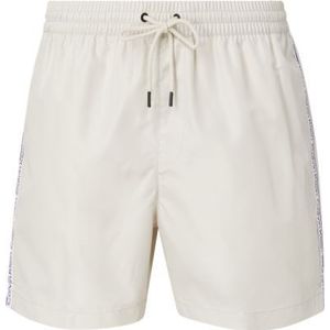 Calvin Klein Medium Drawstring swimshort, heren zwembroek, beige -  Maat: XXL