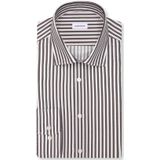 Seidensticker - 143550 - Chemise - Bruin - Man - Lange Mouwen