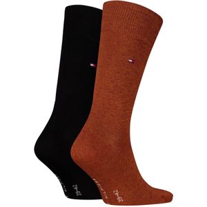 Tommy Hilfiger Sock Classic (2-pack), heren sokken, diep rood