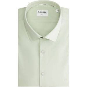 Calvin Klein slim fit overhemd, Poplin Stretch Slim Shirt, groen