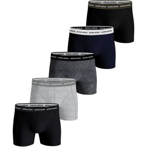 Bjorn Borg Cotton Stretch boxers, heren boxers normale lengte (5-pack), multicolor -  Maat: XXL