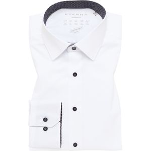 ETERNA modern fit overhemd, twill, wit (contrast) 46