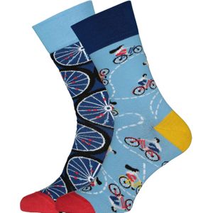 Many Mornings sokken, Bicycles - Unisex - Maat: 39-42